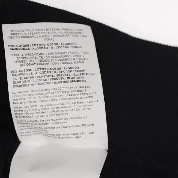 Versace Jenas Couture High Waist Logo Sweatpants Black Size L - Picture 4 of 5